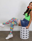 Kixies Gilly Multi color Tie Dye tights