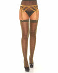 Leg Avenue - Shimmer Lurex Elastic Garter Belt
