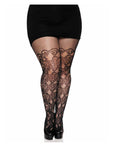 Leg Avenue - Floral Vine Net Pantyhose