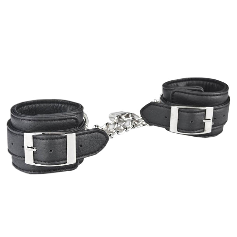 Lux Fetish Unsex Leatherette Cuffs