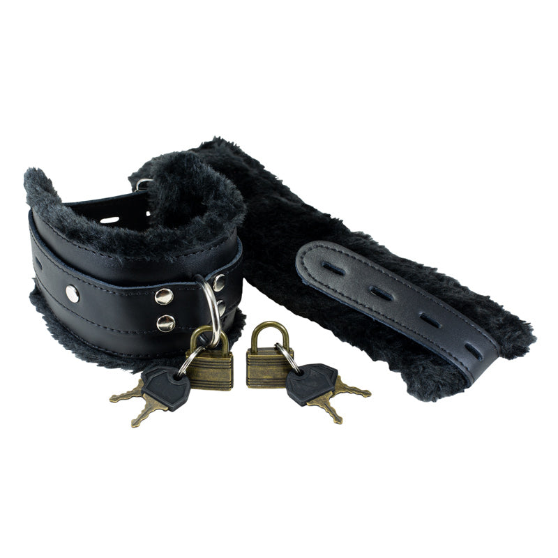Lockable Fur Cuffs - Packed In Sealed Foil Bags