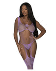 Seamless Body Stocking And G Set