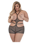 Diamond Girl Cupless And Crotchless Romper