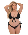 Sugar And Spice Ribbon Tie Bra And Panty Set