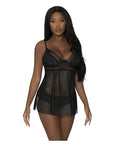 Modern Romance Baby Doll And Split Crotch Tanga