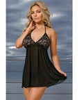 Peek-a-Bow Baby Doll & Thong Set