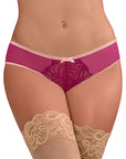 Cranberry Crush Crotchless Panty