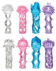 Pipedream Happy Top Tickler Cage Display Assorted Colors 8 pcs