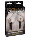 Fetish Fantasy Gold Feather Nipple Clamps