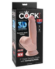 King Cock Plus Triple Density Cock With Swinging Balls