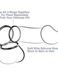 Silicone 3-Ring Stamina Set