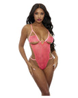 Popsi Coral Lace Teddy