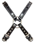Rouge Leather Chest Harness