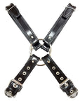 Rouge Leather Chest Harness