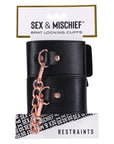 Sex & Mischief Brat Locking Cuffs