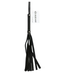 Sex & Mischief Black Faux Leather Flogger