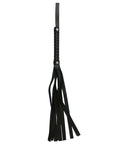 Sex & Mischief Black Faux Leather Flogger