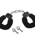Sex & Mischief Furry Handcuffs Black