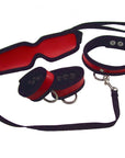 Sex & Mischief 5 Piece Red Restraint Kit