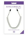 Sincerely Pearl Chain Nipple Clips