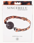 Sportsheet Sincerely Amber Ball Gag