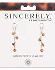 Sportsheet Sincerely Amber Nipple Jewelry