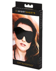 Sex & Mischief Soft Blindfold - Black