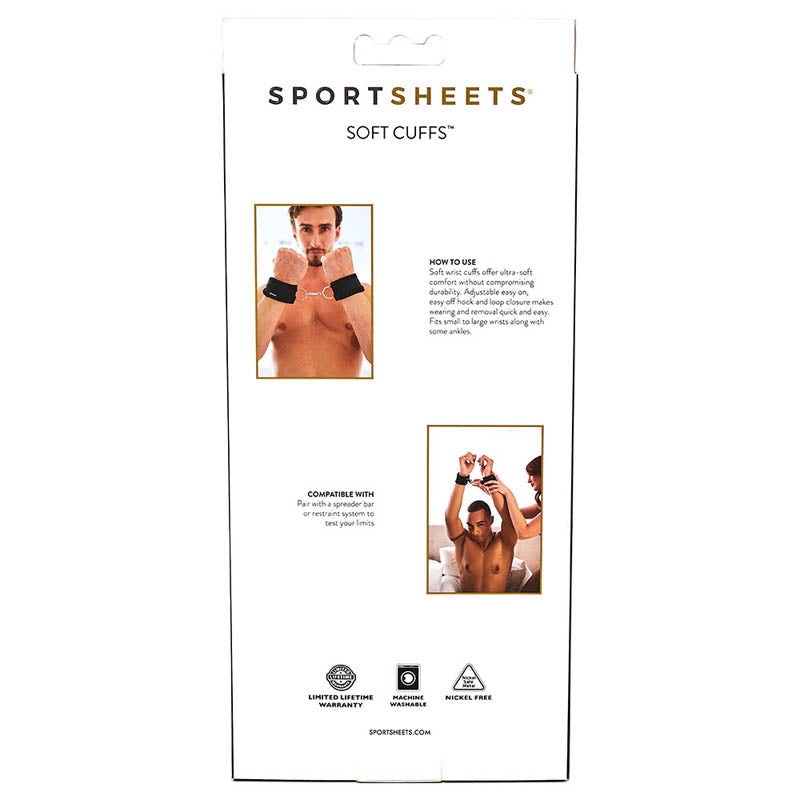 SportSheet Soft Cuffs - Black