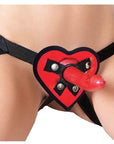 SportSheet Heart Harness & Dildo - Non-retail Packaging