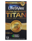 LifeStyles Ultra Sensitive Titan Condoms