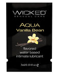 Wicked Sensual Aqua Vanilla Bean Flavoured Lubricant