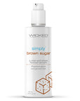 Wicked Simply Aqua Brown Sugar Flavored Water Based Lubricant