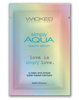 Wicked Simply Aqua Waterbased Lubricant Special Edition
