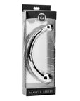 The Chrome Crescent Dual Ended Dildo