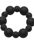 Shadow Silicone Beaded Cock Ring