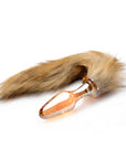 Fox Tail Glass Anal Plug