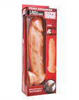 Realistic Flesh Penis Enhancer and Ball Stretcher
