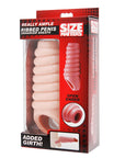 Really Ample Ribbed Penis Enhancer Sheath