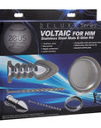 Deluxe Voltaic For Him Stainless Steel E-stim Kit