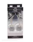 Spheres Adjustable Nipple Clamps With Weighted Orbs