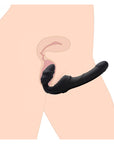 Slim Rider Vibrating Strapless Strap On