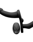 Double Take 10X Double Penetration Vibrating Strap-on Harness