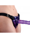 Comfort Ride Strap On Harness with Purple Dildo