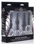 4 Piece Anal Rimmer Ringed Silicone Kit