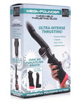 Mega-Pounder Hand-held Thrusting Silicone Dildo