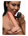 Real Thrust Thrusting and Vibrating Silicone Dildo