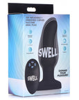 Worlds First Remote Control Inflatable 10X Vibrating Curved Silicone Anal Plug