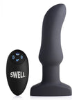 Worlds First Remote Control Inflatable 10X Vibrating Curved Silicone Anal Plug