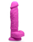 Power Pecker 7 Inch Silicone Dildo with Balls