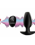 Whipserz Voice Activated 10X Vibrating Butt Plug with Remote Control